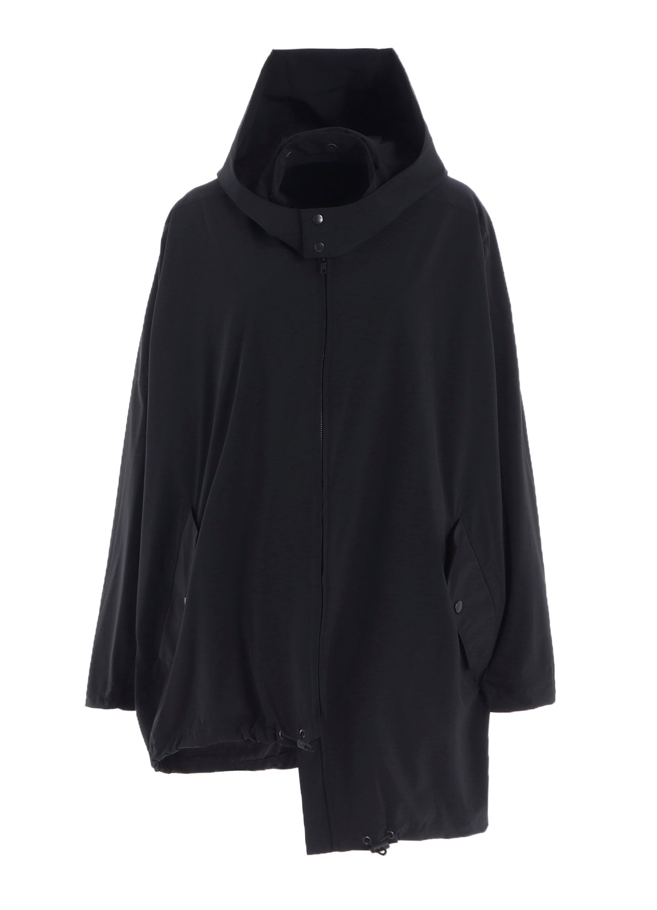 ASYMMETRY BLOUSON WITH HOODIE