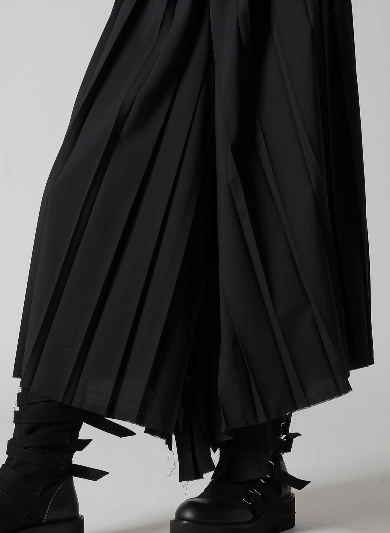 TROPICAL PLEATS WIDE PANTS