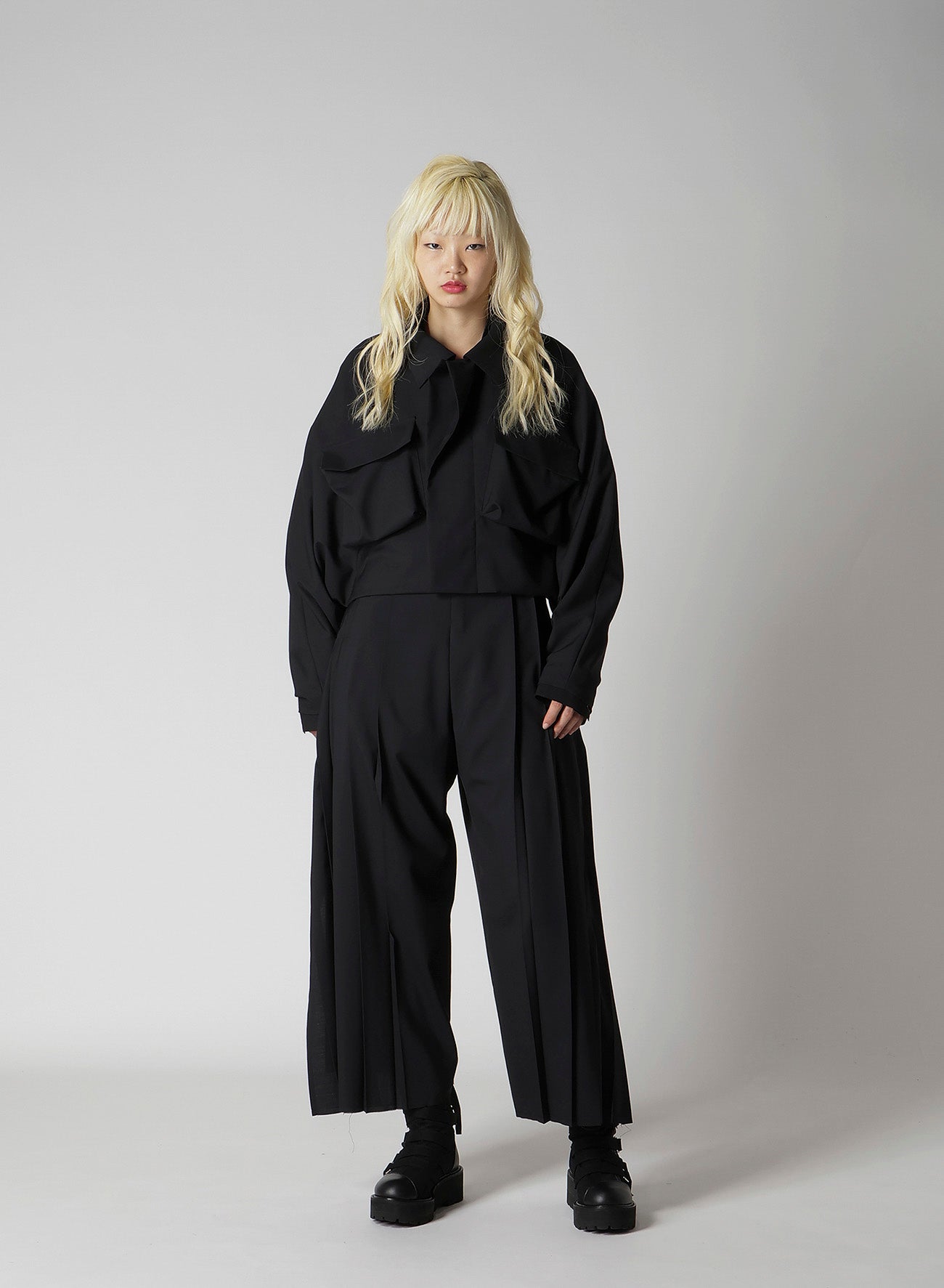 TROPICAL PLEATS PANTS