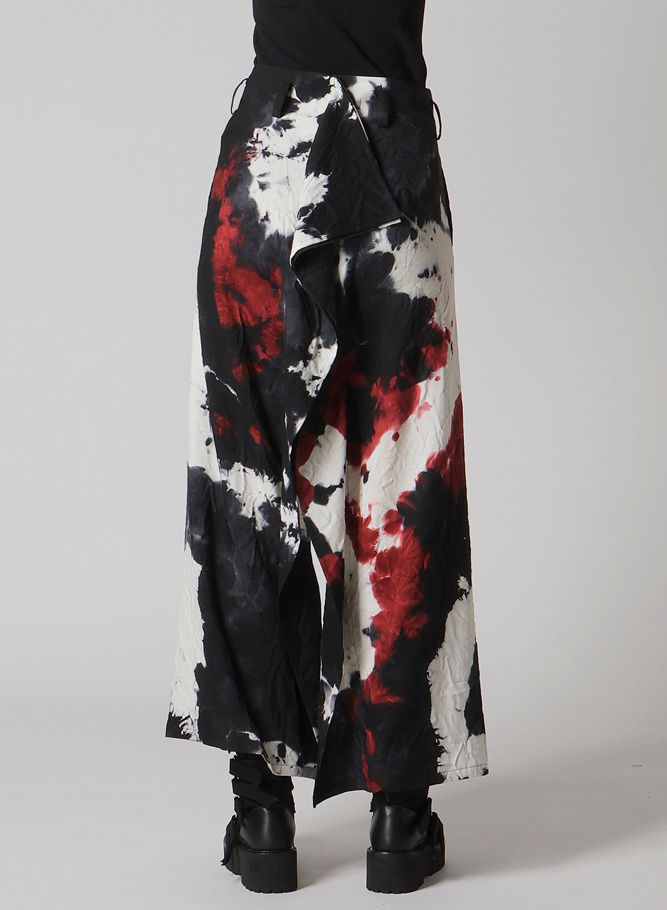 CHUSEN DYED VIYELLA FRILLED PANTS