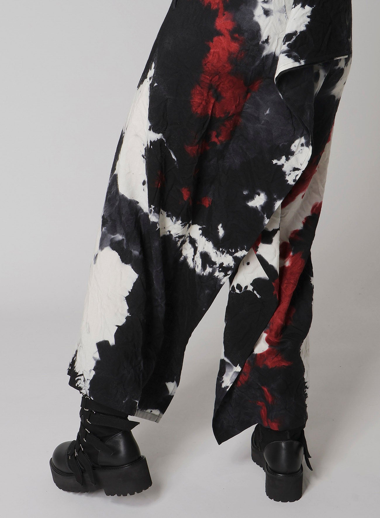 CHUSEN DYED VIYELLA FRILLED PANTS