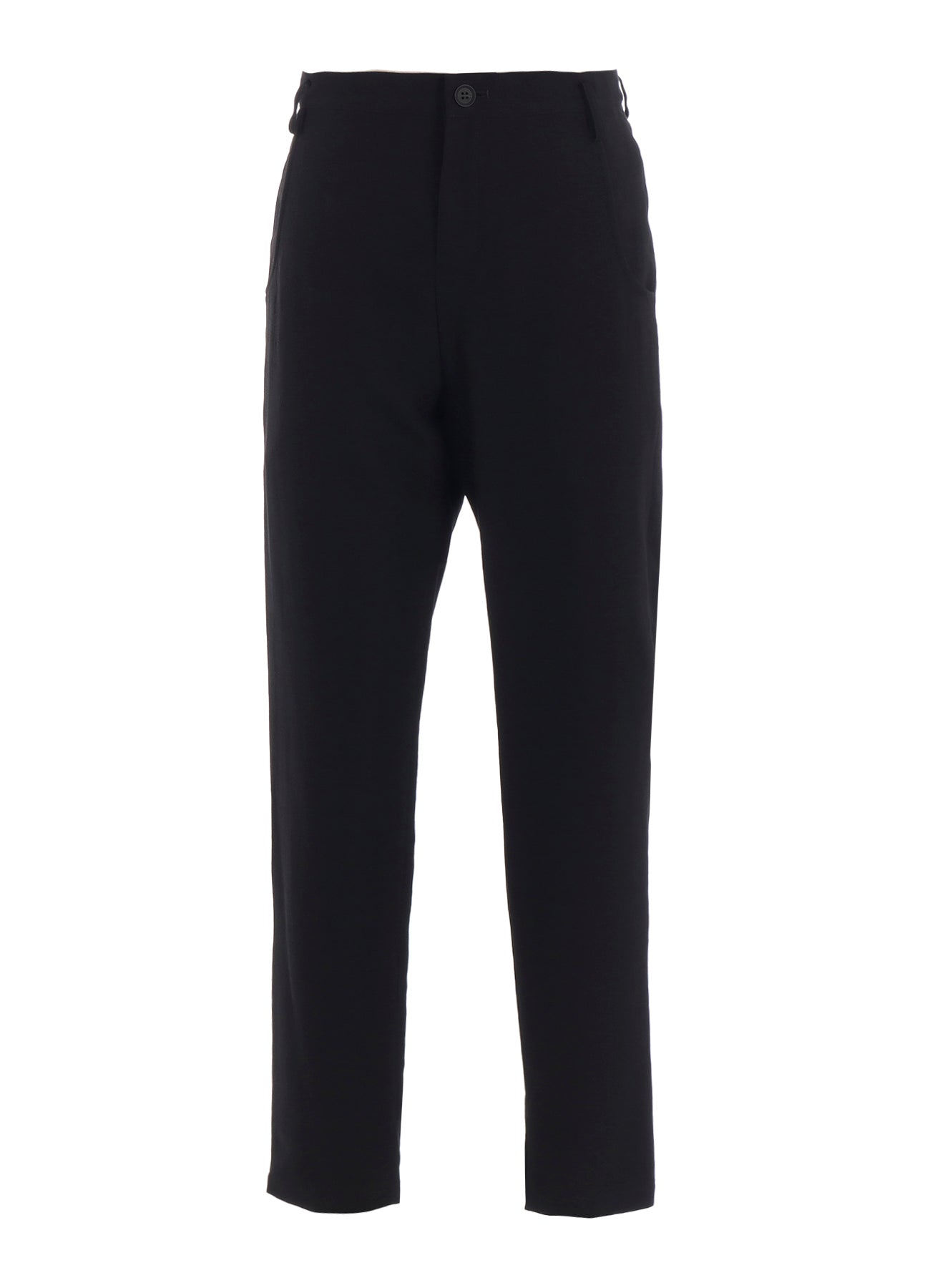 MILLED GABARDINE SLIT SLIM PANTS