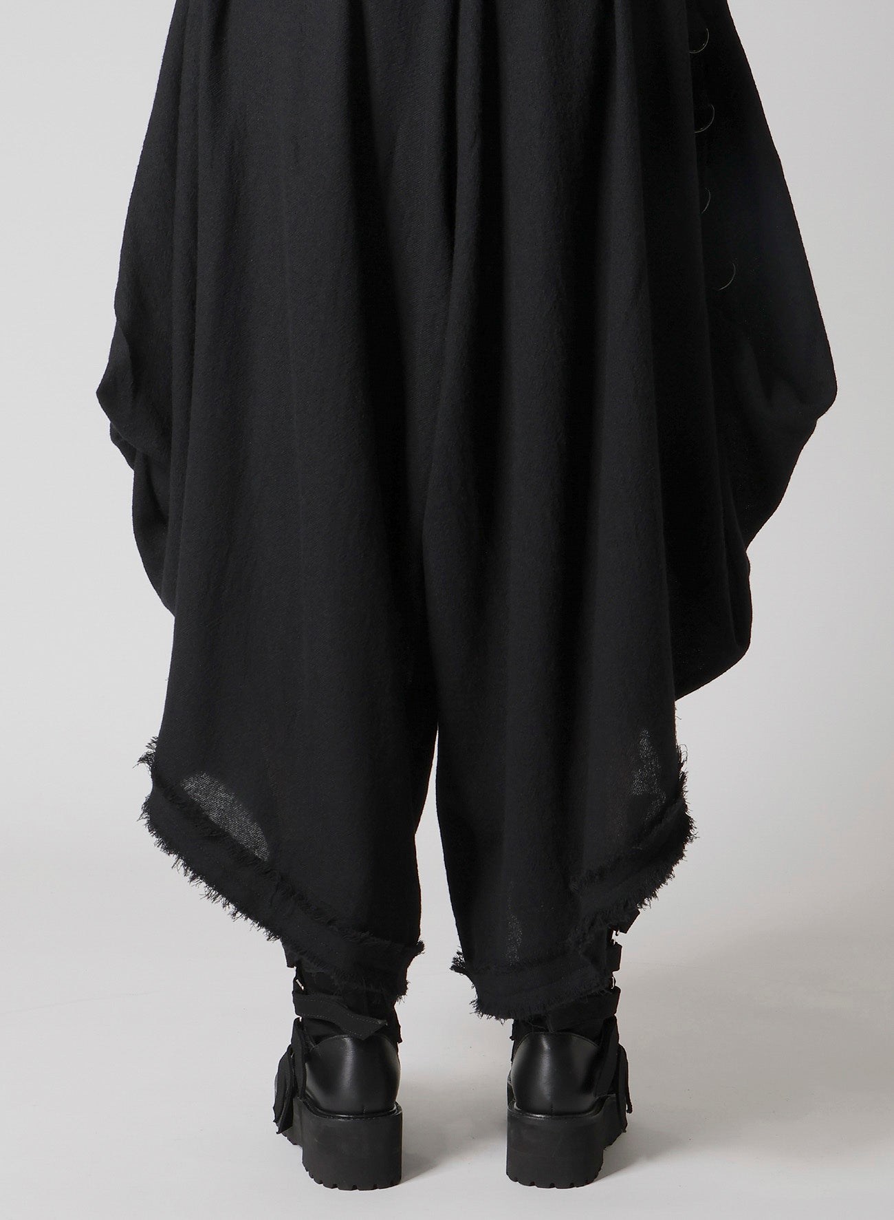 WOOL VIYELLA PANTS WITH D RINGS