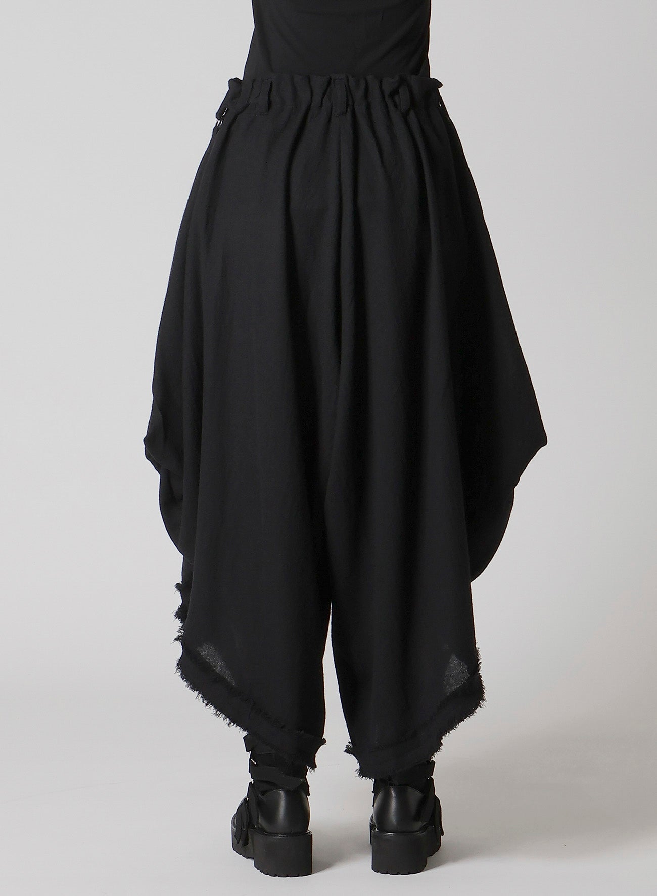 WOOL VIYELLA PANTS WITH D RINGS