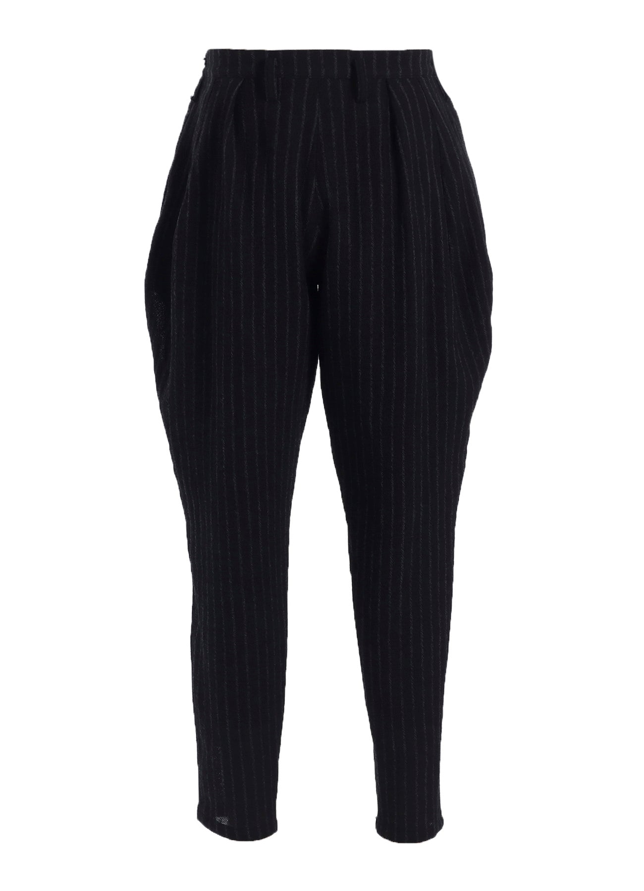 STRIPE GAUZE TUCK SLIM PNATS