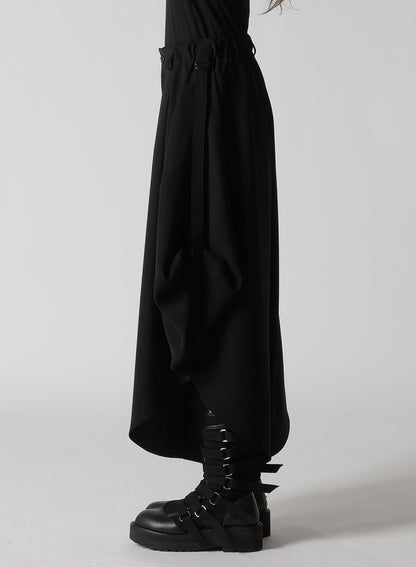 DOUBLE SATIN PANTS WITH D-RINGS