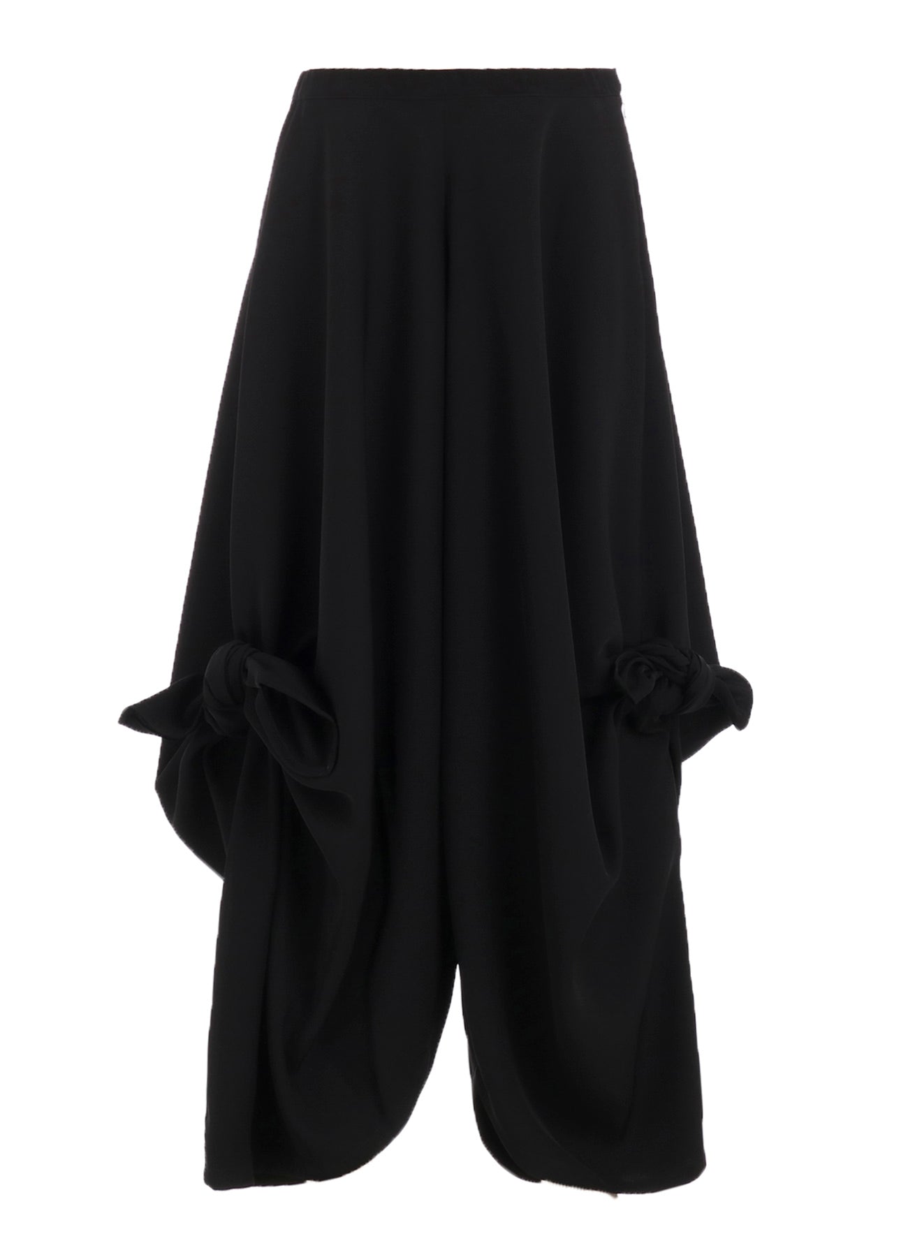 DOUBLE SATIN TIED PANTS A