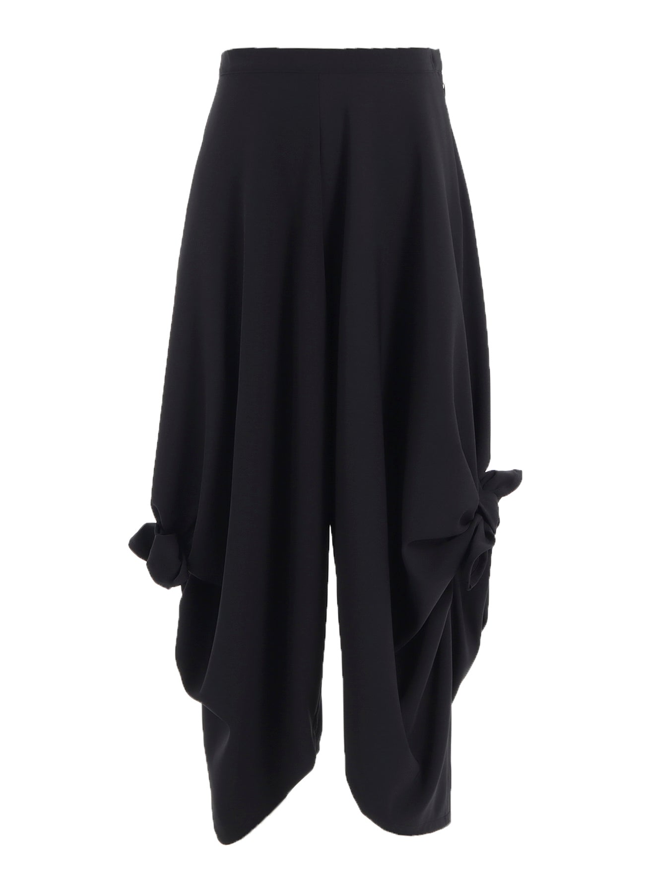DOUBLE SATIN TIED PANTS A