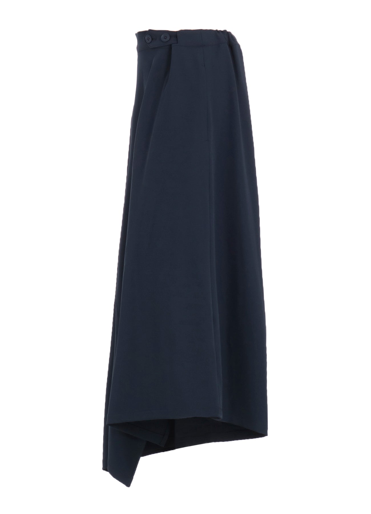 DOUBLE SATIN WIDE PANTS WITH WAIST TAB A