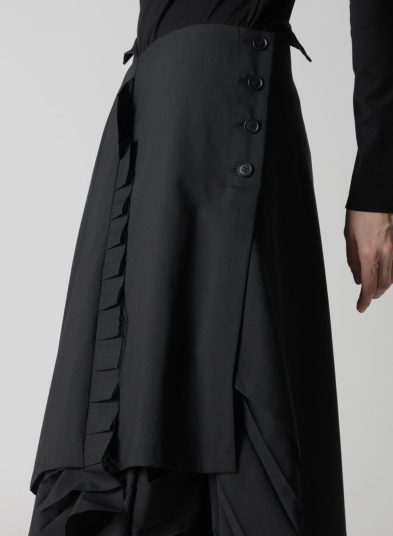 TROPICAL PLEATS CONBINATION SKIRT