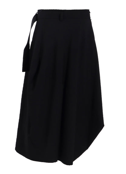 WOOL GABARDINE BOX SKIRT