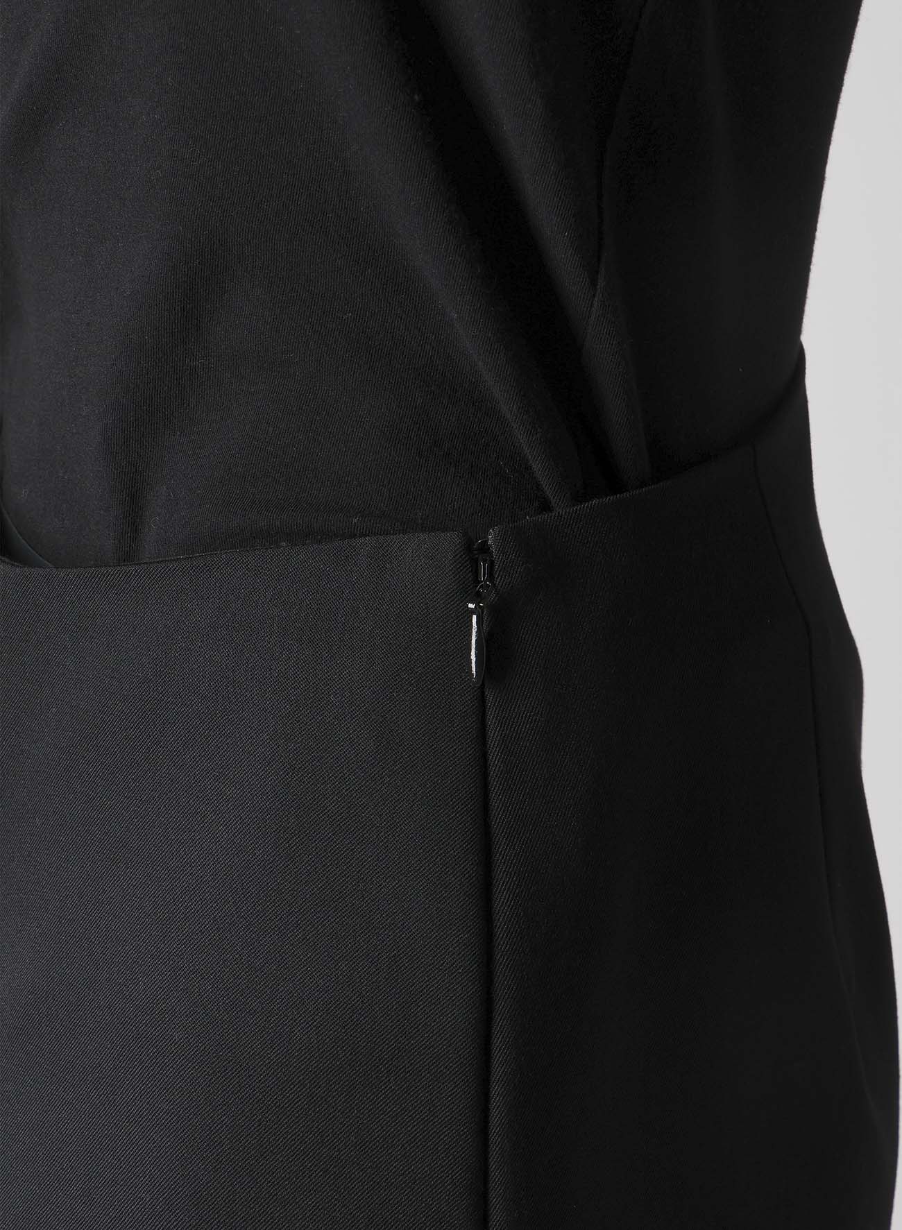 WOOL GABARDINE PUFF SKIRT