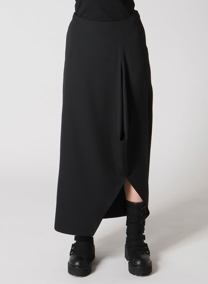 WOOL GABARDINE PUFF SKIRT