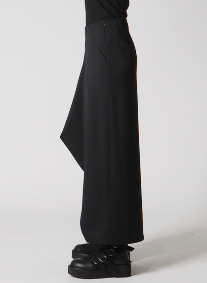 WOOL GABARDINE PUFF SKIRT