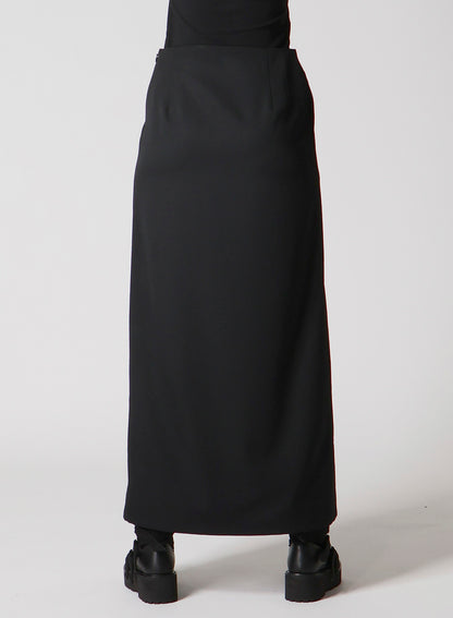 WOOL GABARDINE PUFF SKIRT