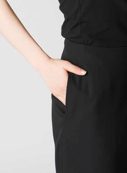 WOOL GABARDINE PUFF SKIRT