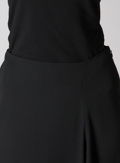 WOOL GABARDINE PUFF SKIRT
