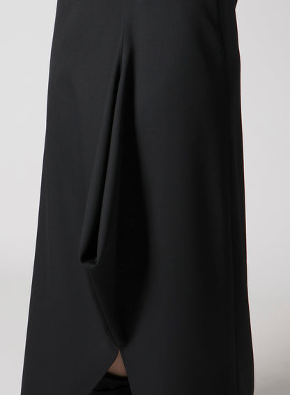 WOOL GABARDINE PUFF SKIRT