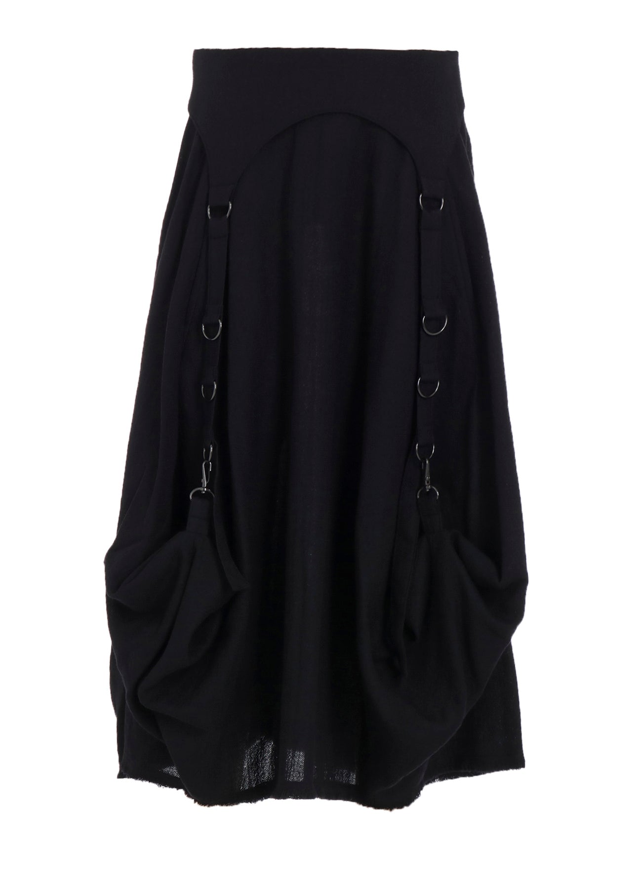 WOOL VIYELLA D RING SKIRT