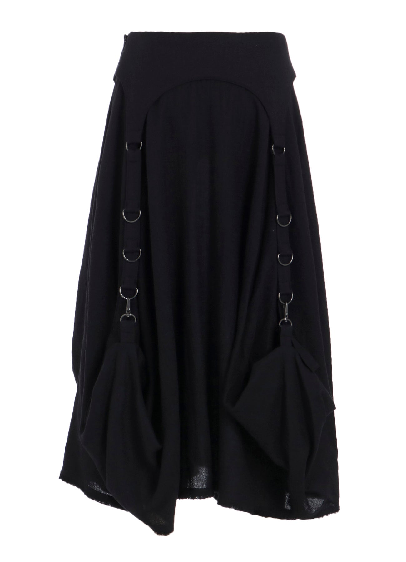 WOOL VIYELLA D RING SKIRT