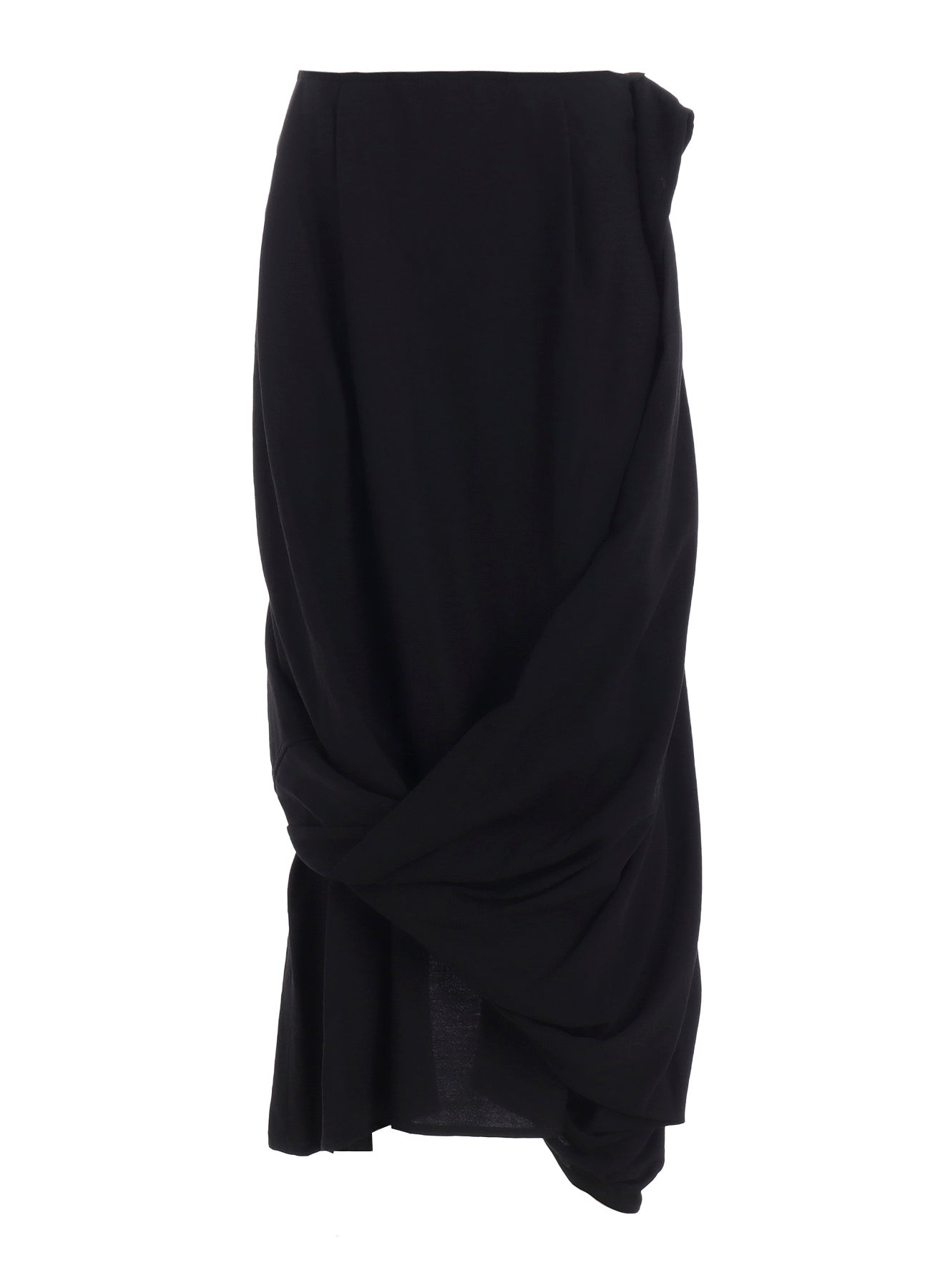 MILLED GABARDINE TWIST SKIRT