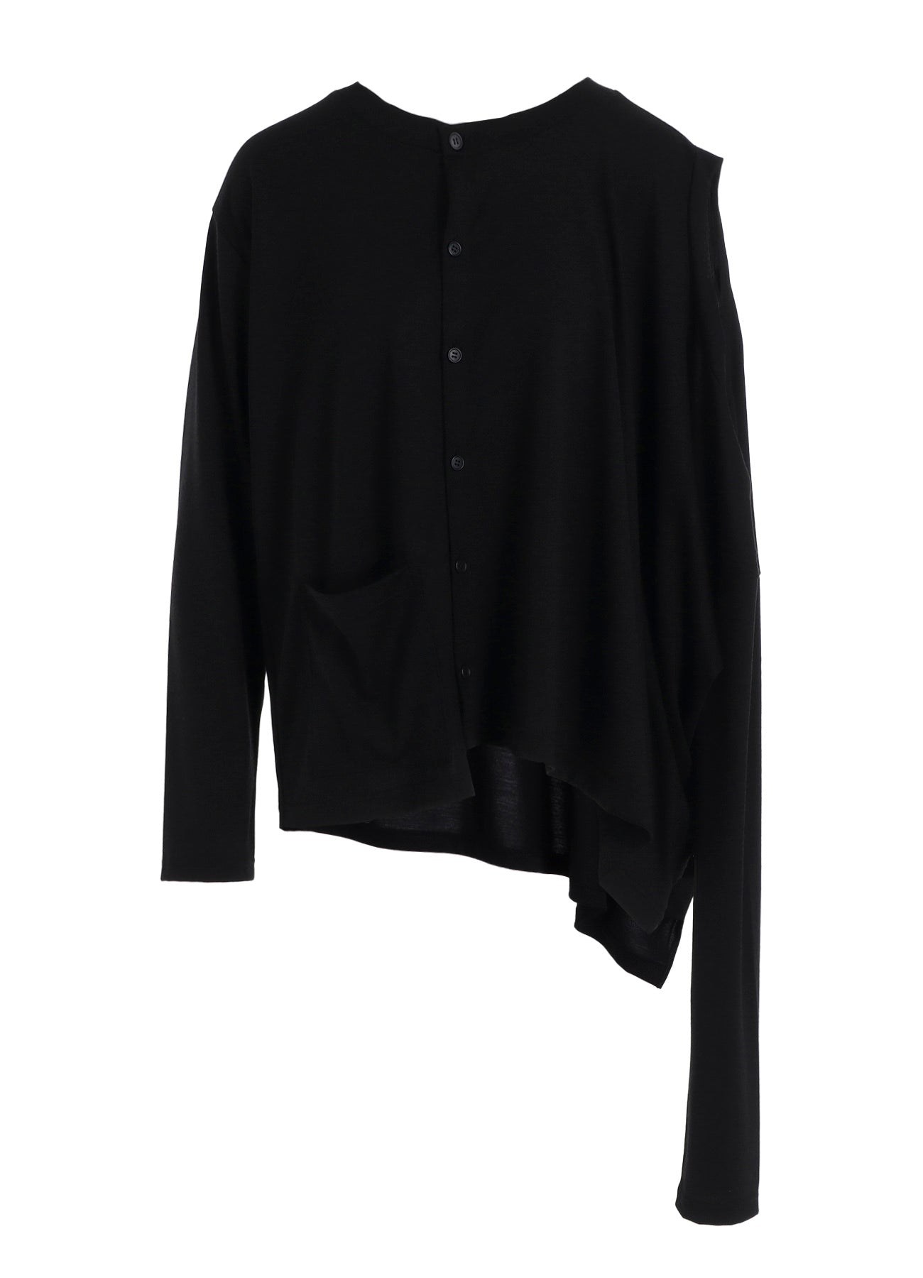 PLAIN STITCH 2WAY LONG SLEEVE T-SHIRT