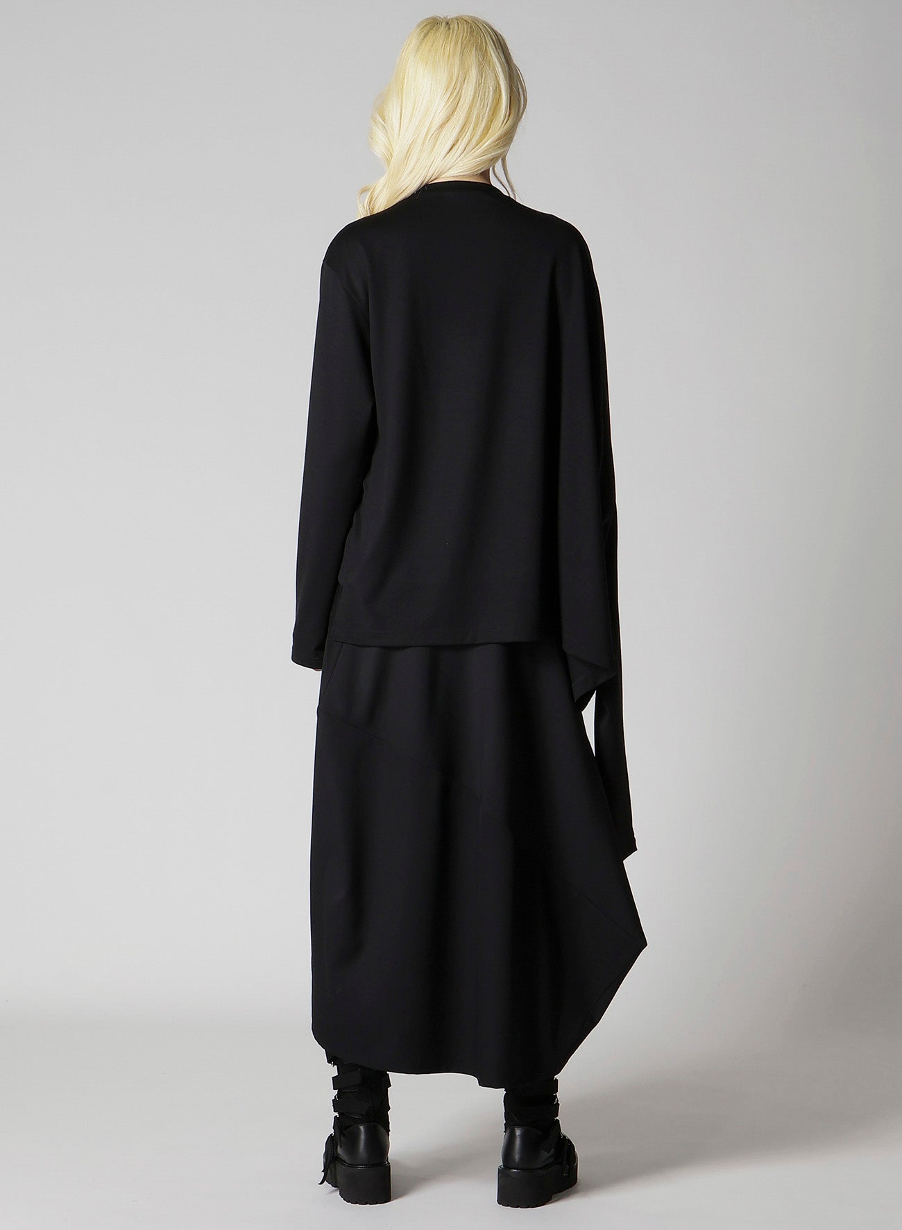 PLAIN STITCH 2WAY LONG SLEEVE T-SHIRT
