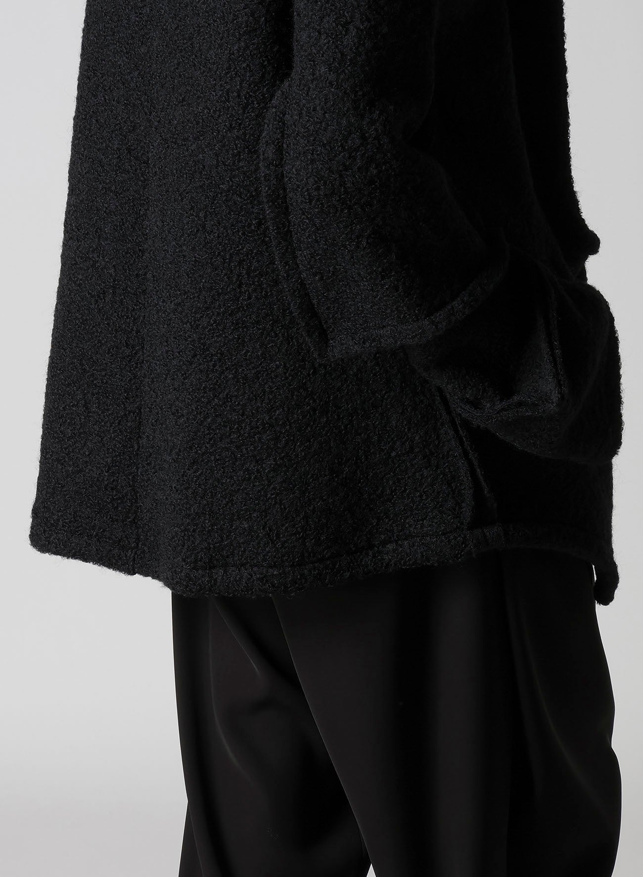 LOOP INLAY FRILLED COLLAR JACKET