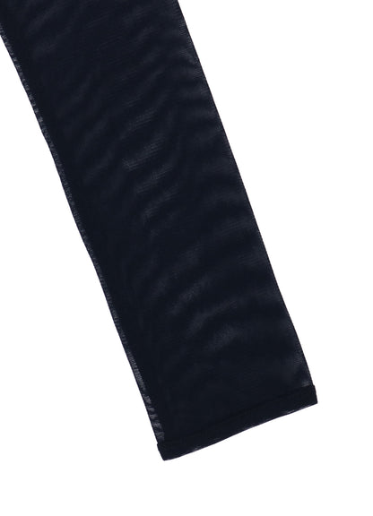 TULLE TIGHT LONG SLEEVE T-SHIRT