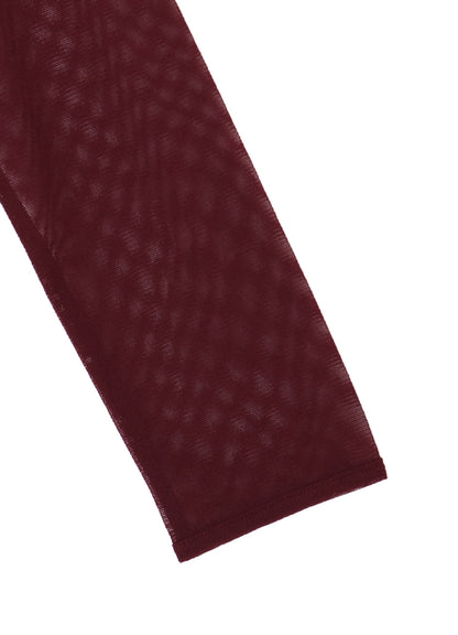 TULLE TURTLE NECK T-SHIRT