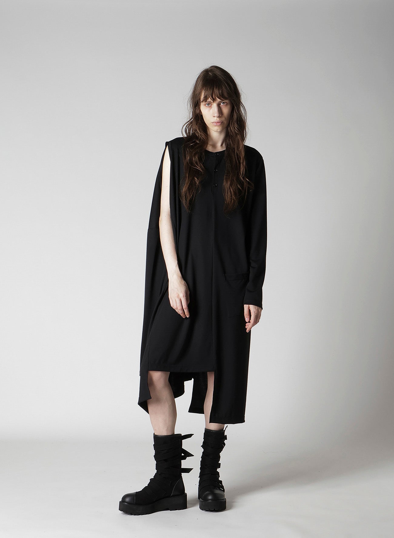 PLAIN STITCH 2WAY DRESS