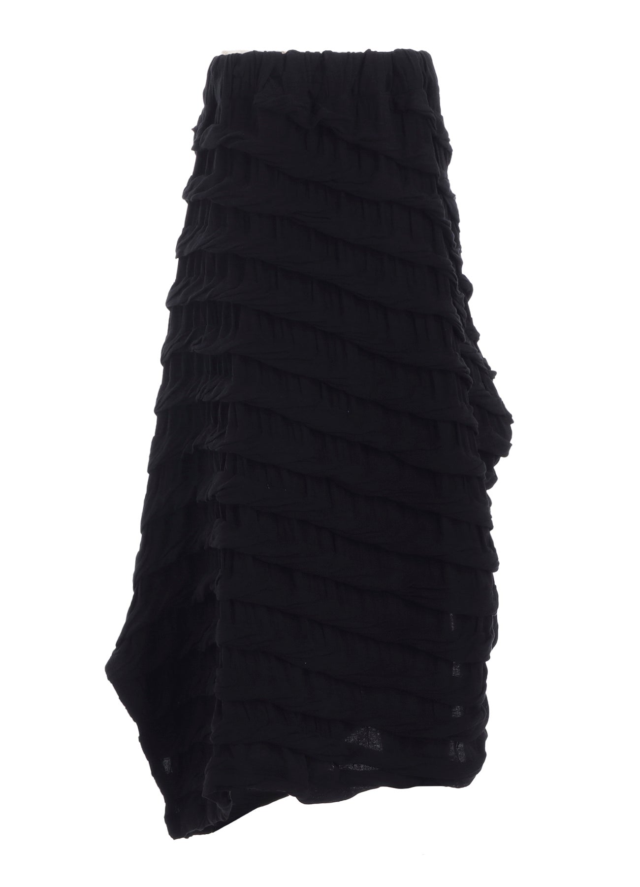 TWIST JACQUARD IRREGULAR HEM SKIRT