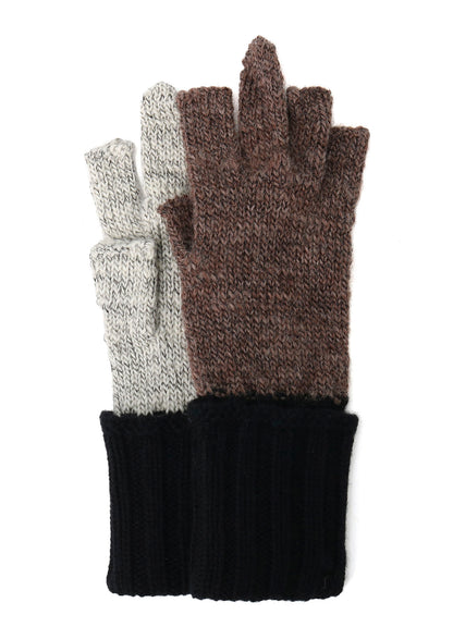 SLUB MIX BELTED MIDDLE FINGER GLOVE