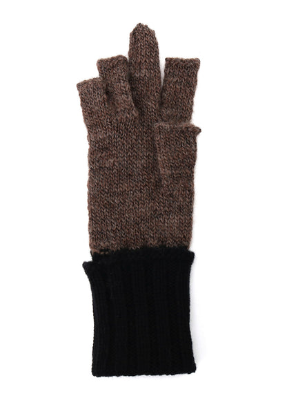 SLUB MIX BELTED MIDDLE FINGER GLOVE