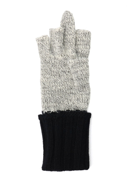 SLUB MIX BELTED MIDDLE FINGER GLOVE