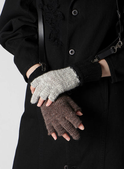 SLUB MIX BELTED MIDDLE FINGER GLOVE