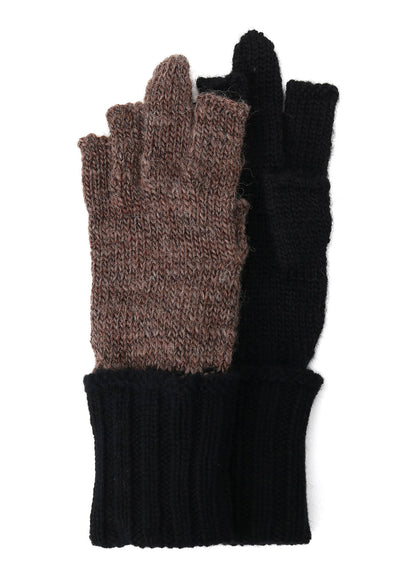 SLUB MIX BELTED MIDDLE FINGER GLOVE