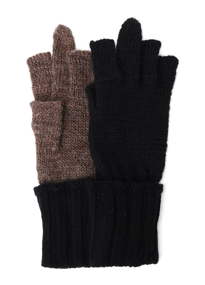 SLUB MIX BELTED MIDDLE FINGER GLOVE