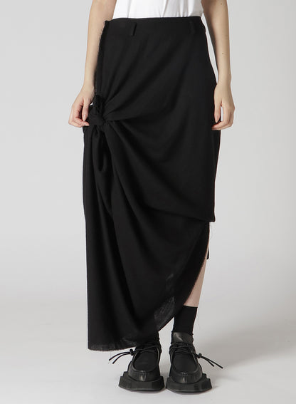 VIYELLA KNOT DETAIL SKIRT