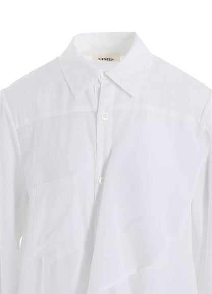 SOFT LAWN FRILL BLOUSE