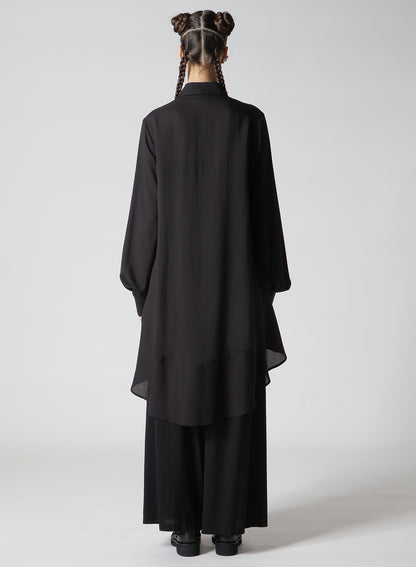 SOFT LAWN FRILL BLOUSE