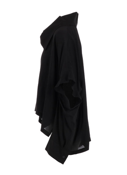 SOFT LAWN ELBOW SLIT SHIRT