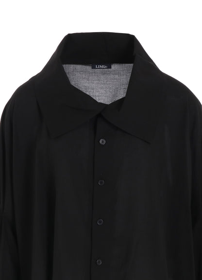 SOFT LAWN ELBOW SLIT SHIRT