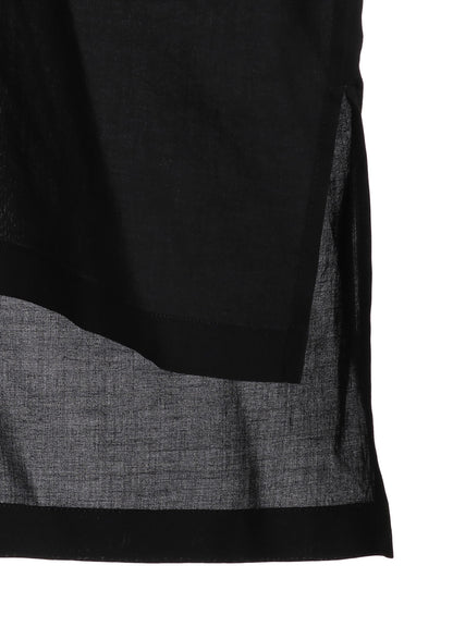 SOFT LAWN ELBOW SLIT SHIRT