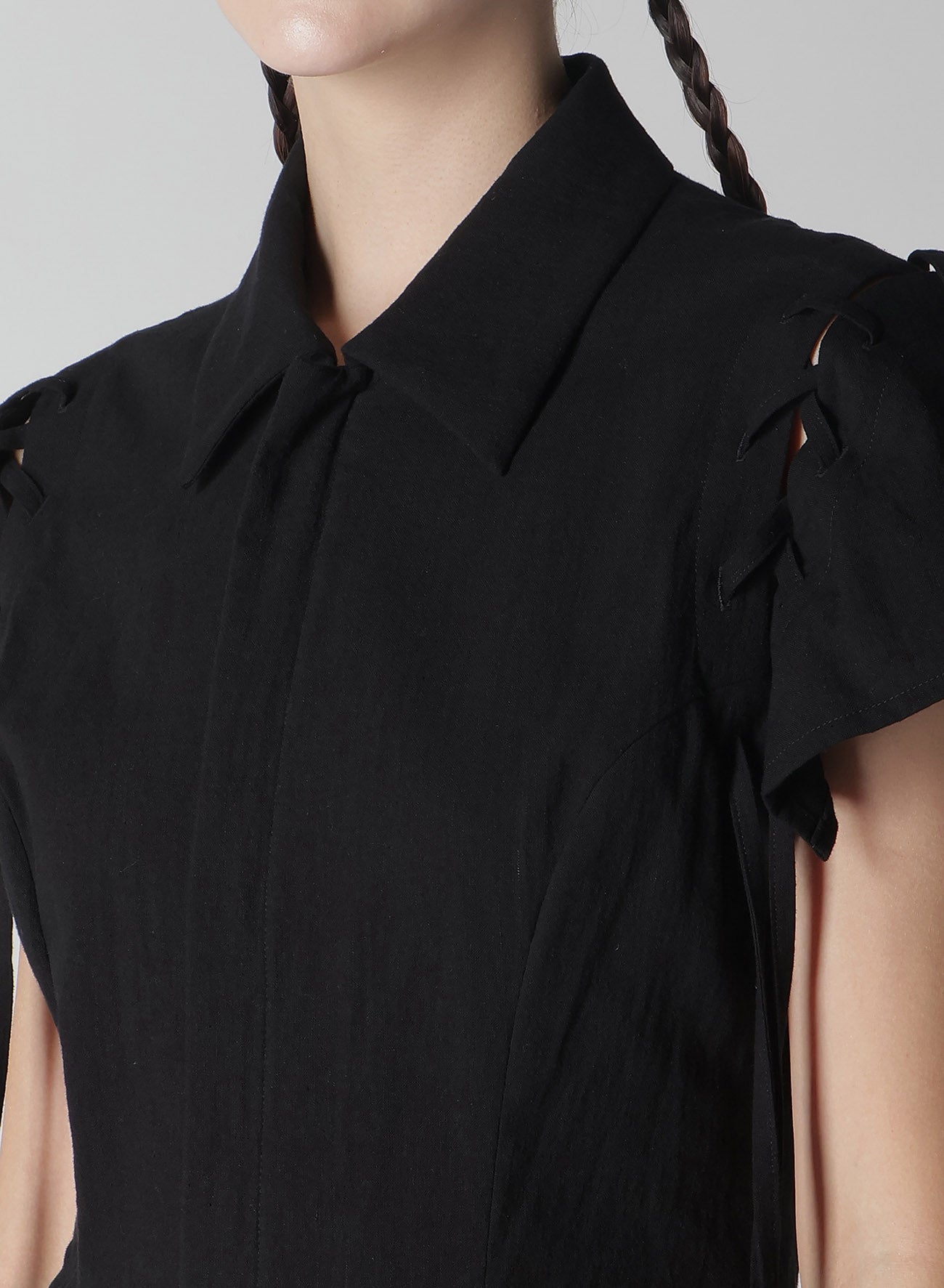 MUSLIN LACE-UP JACKET B