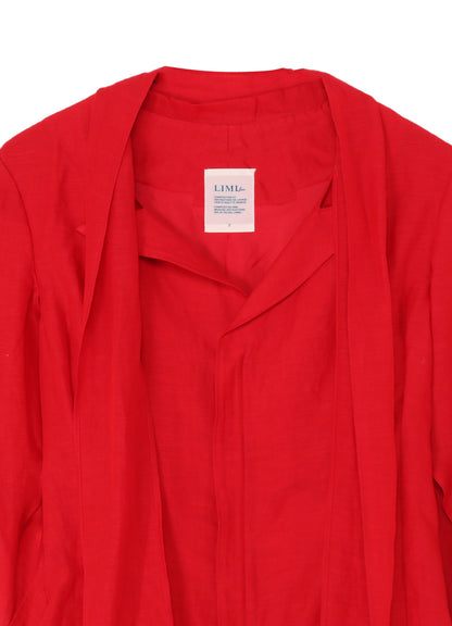 CLEAR LAWN SPIRAL SLEEVE JACKET