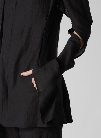 CLEAR LAWN SPIRAL SLEEVE JACKET