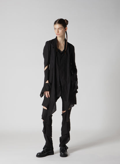 CLEAR LAWN SPIRAL SLEEVE JACKET