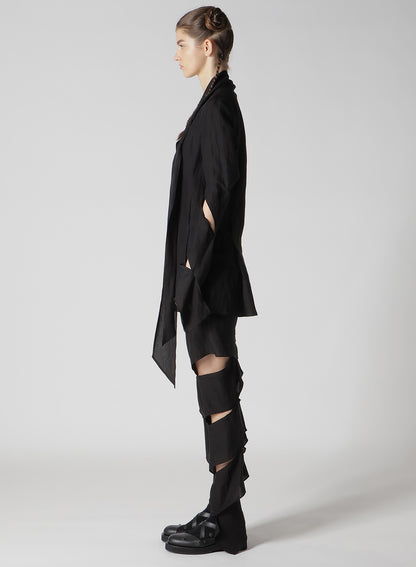 CLEAR LAWN SPIRAL SLEEVE JACKET