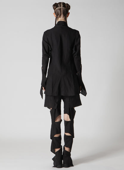 CLEAR LAWN SPIRAL SLEEVE JACKET